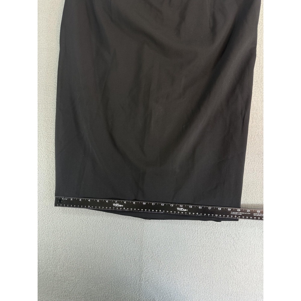 Brooks Brothers 346 Skirt Womens 14 Black Wool Pencil Tollengo 1900 Italy - Picture 7 of 8